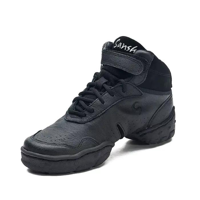 Sansha – chaussures de sport en cuir véritable pour femmes et hommes, baskets classiques et populaires, à semelle souple, respirantes, de danse moderne Jazz, B52LPI