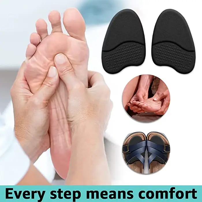 Coussinet pour l'avant-pied pour femmes, semelles intérieures demi-taille, semelle antidérapante, respirantes, absorbant la sueur, pour chaussures
