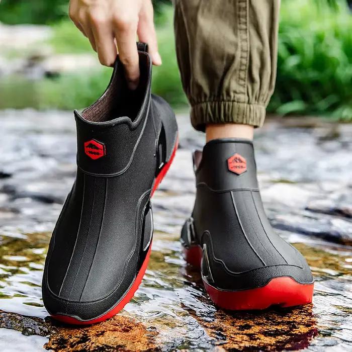 Bottes de pluie courtes pour hommes
