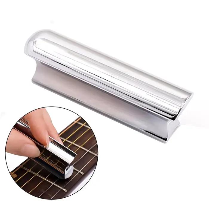 A89E-barre de tonalité coulissante de guitare pour Dobro, guitare Lap, guitare hawaïenne, guitare électrique avec plectres de pouce et de doigt en celluloïd