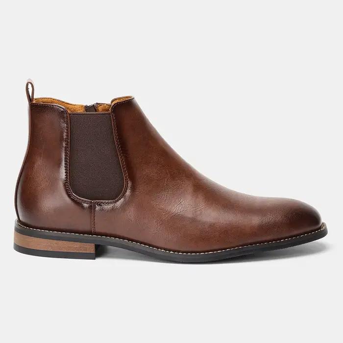 Bottes en cuir pour hommes