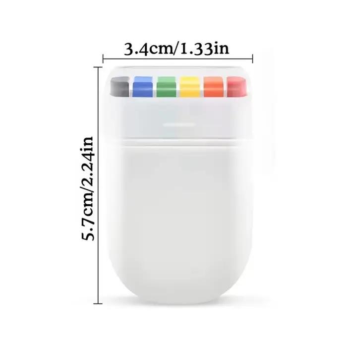 Accessoires de peinture DIY, bâton de peinture pour le visage arc-en-ciel, couleurs vives non toxiques, peinture pour le visage et le corps, soluble dans l'eau, peinture corporelle 6 couleurs