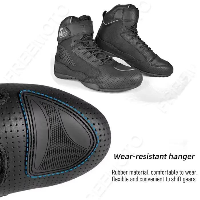 ARCX-Bottes de moto pour hommes, Chaussures de motocross, Hurbike Biker, Chopper Cruiser, Touring Rinse Shoes, Bottes d'équitation d'été