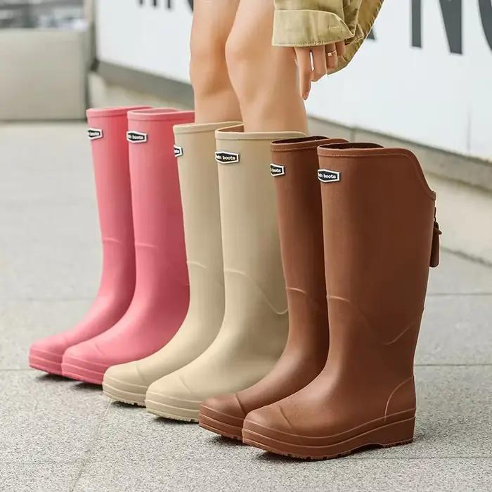 Bottes de pluie imperméables coordonnantes pour femmes