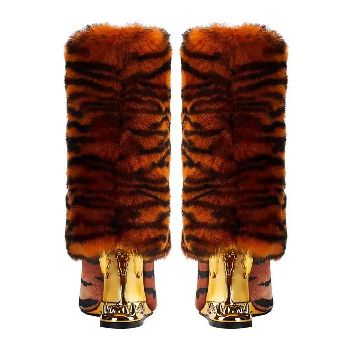 Nouvelles bottes en fourrure Kaky