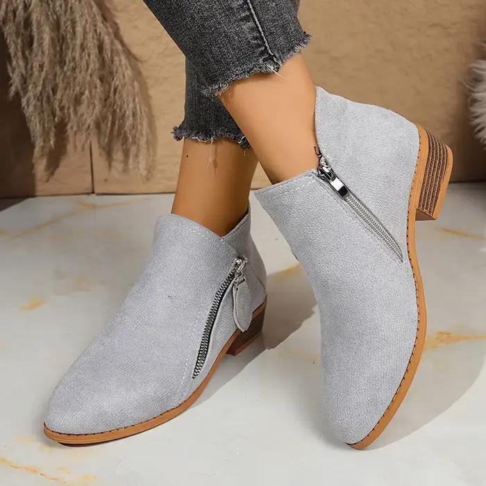 Bottes de cheville modernes pour femmes, style sexy, confortables et durables pour les saisons froides