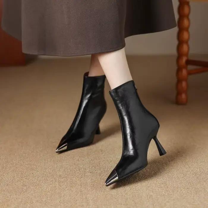 Bottines occidentales rétro pour femmes