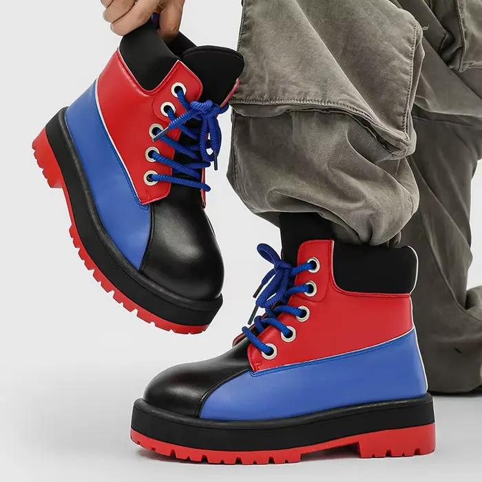 Bottes à lacets pour hommes