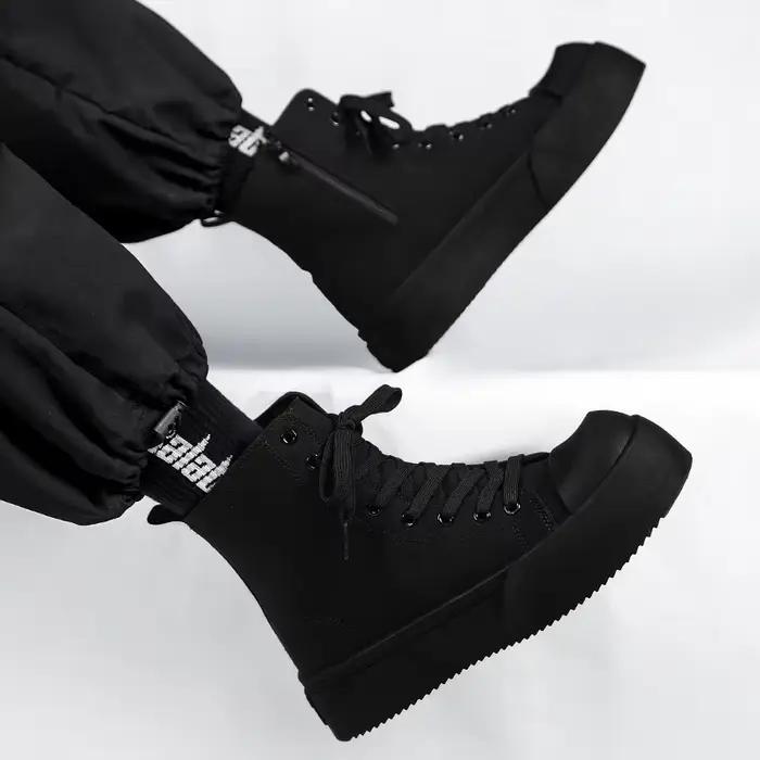 Nouvelles bottes pour hommes quatre saisons haute cheville anti-dérapantes résistantes et confortables pour travail et loisirs