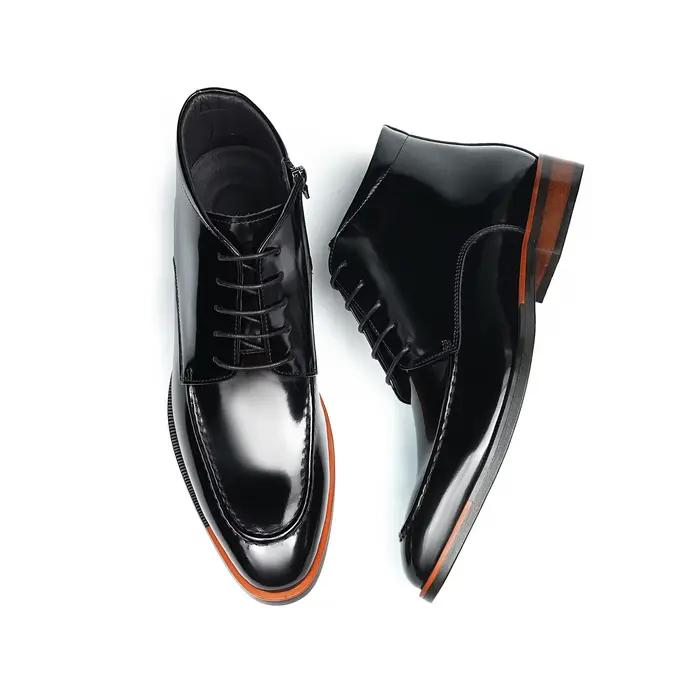 Bottes en cuir pour hommes
