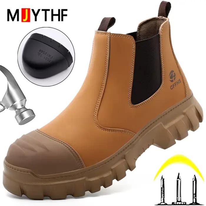 Bottes de travail de sécurité pour hommes