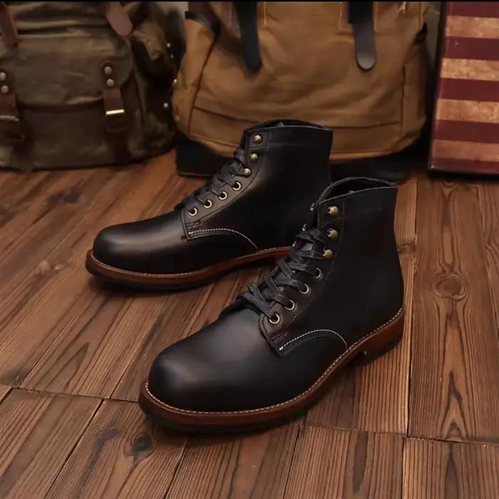Bottes de rinçage faites à la main pour hommes