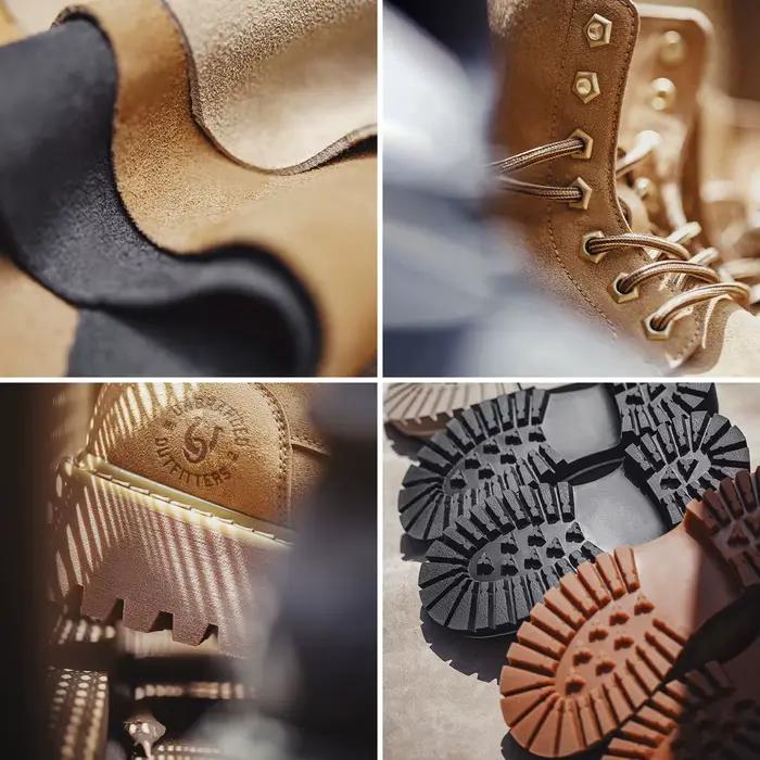 Bottes de combat à plateforme pour femmes Maden, bout rond, semelle épaisse, bottines à cheville, design rabattable, bottes décontractées pour le travail, bottes convertibles, automne