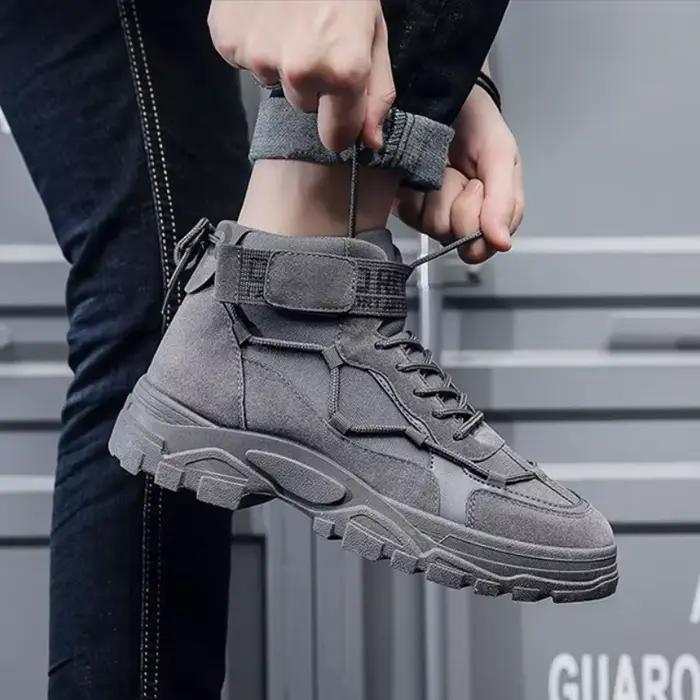 Bottes tactiques militaires pour hommes 2026, bottes de combat pour hommes, bottes de randonnée en plein air, chaussures légères antidérapantes pour hommes, bottes de désert, chaussures de travail.
