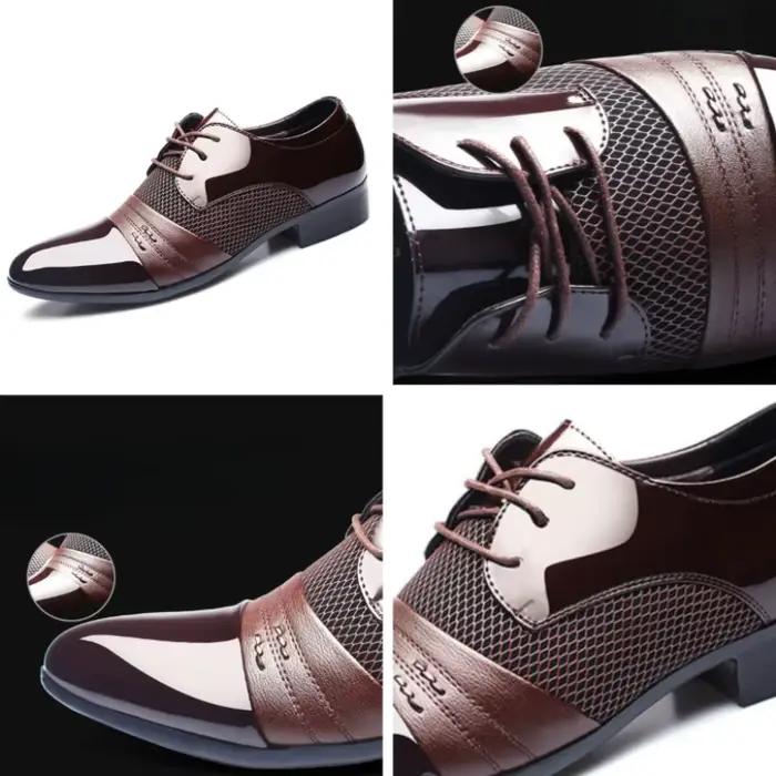 Chaussures habillées pour hommes bout pointu chaussures d'affaires pour hommes chaussures de luxe sans lacet chaussures de fête de haute qualité chaussures classiques pour hommes mode Zapatillas