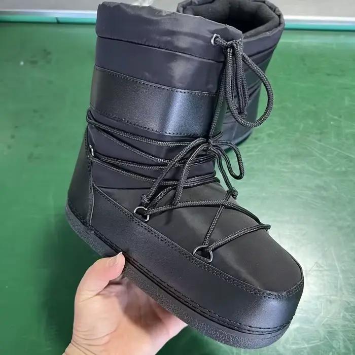 Nouvelles chaussures d'hiver pour femmes, bottes de neige ultra chaudes en fourrure exquise, bottes à plateforme tendance pour femmes, chaussures de créateur, Botas Feminina