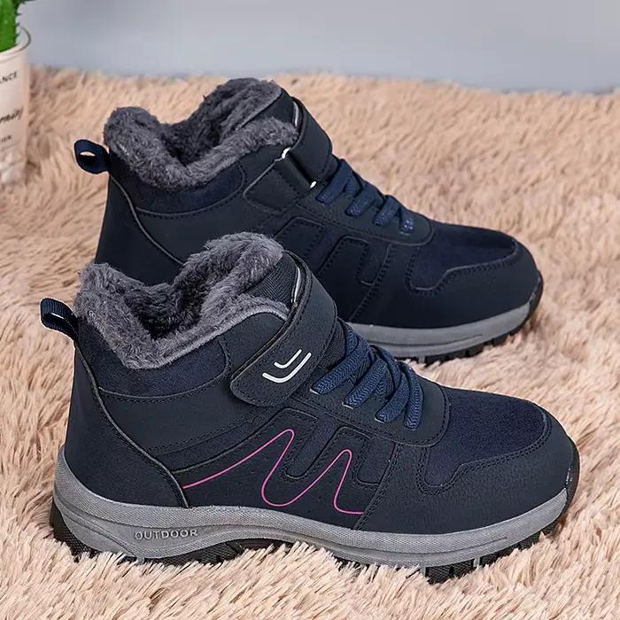 ELUVA hommes bottes d'hiver chaudes thermique imperméable anti-dérapant chaussures de randonnée pour hommes bottes thermiques en plein air chaussures de sport antidérapantes