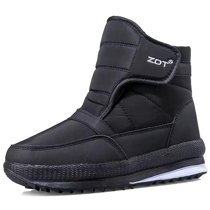 40 ° C hiver épaissir chaud hommes bottes de neige en plein air imperméable confort coton chaussures résistant au froid