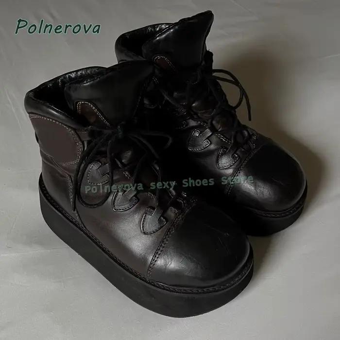 Bottes à plateforme compensée noires et argentées pour femmes