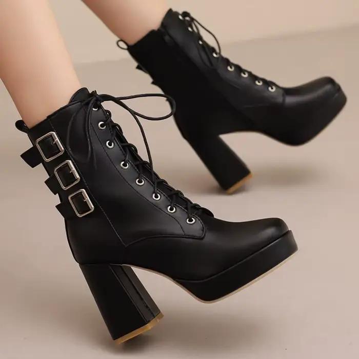 Bottines blanches pour femmes