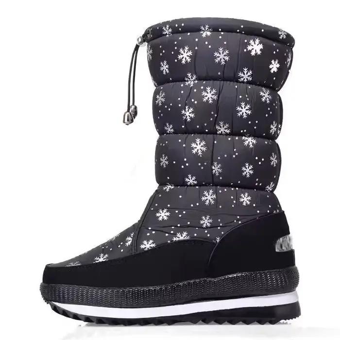 Bottes de neige épaisses et chaudes pour femmes