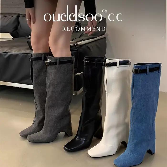 Ods-Bottes de Luxe Élégantes au Genou