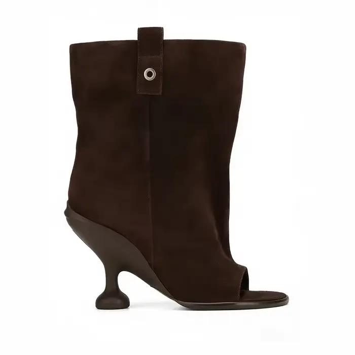 Nouvelles Bottes Courtes à Tube Large et Bout Rond Printemps-Été 2026
