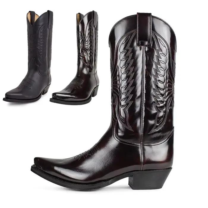 Bottes de cowboy occidentales pour hommes