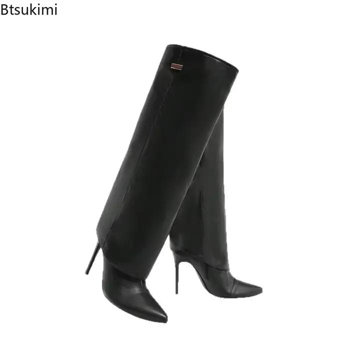 Nouvelles bottes hautes à talons pour femmes