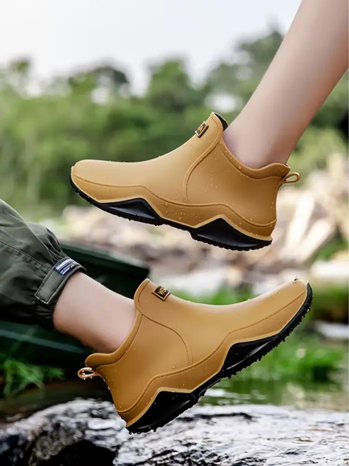 Nouvelles chaussures de pluie cheville femmes