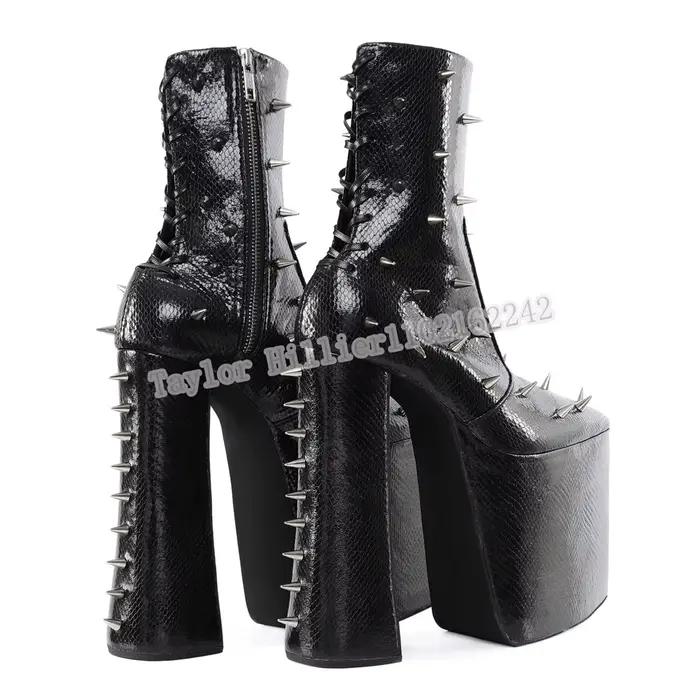 Bottines à plateforme Spike pour femmes