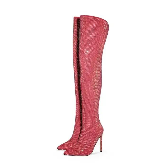 Bottes longues à talons hauts pour femmes
