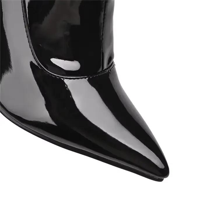 Bottes hautes rouges Sexy pour femmes