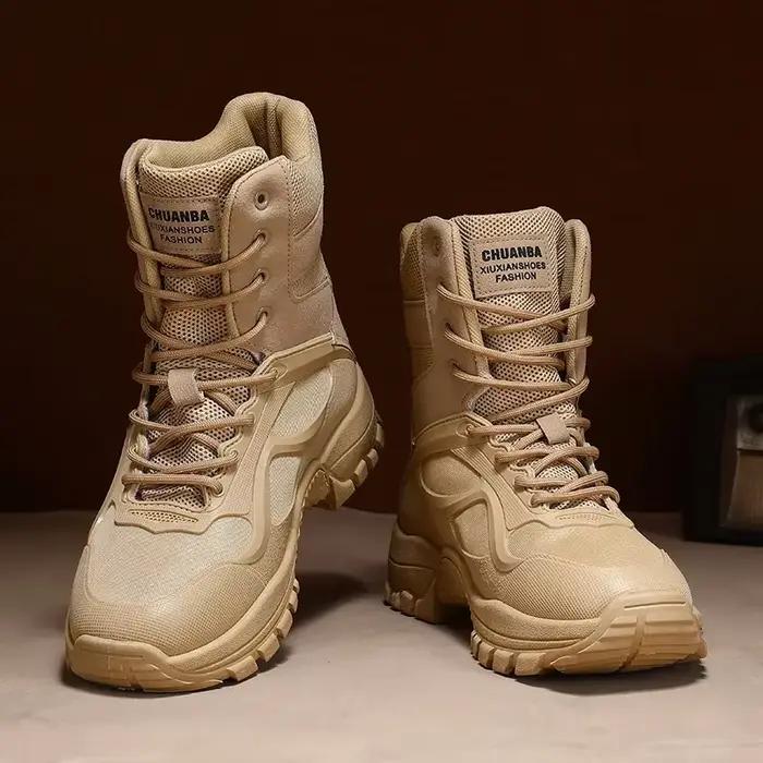Bottes militaires d'extérieur montantes