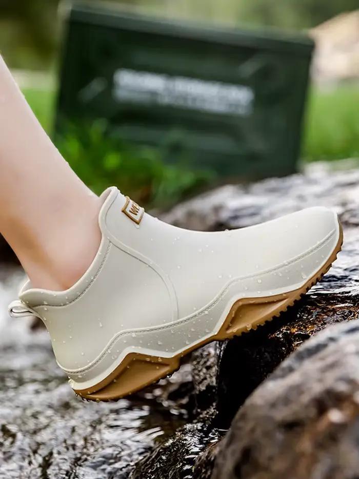 Nouvelles chaussures de pluie cheville femmes
