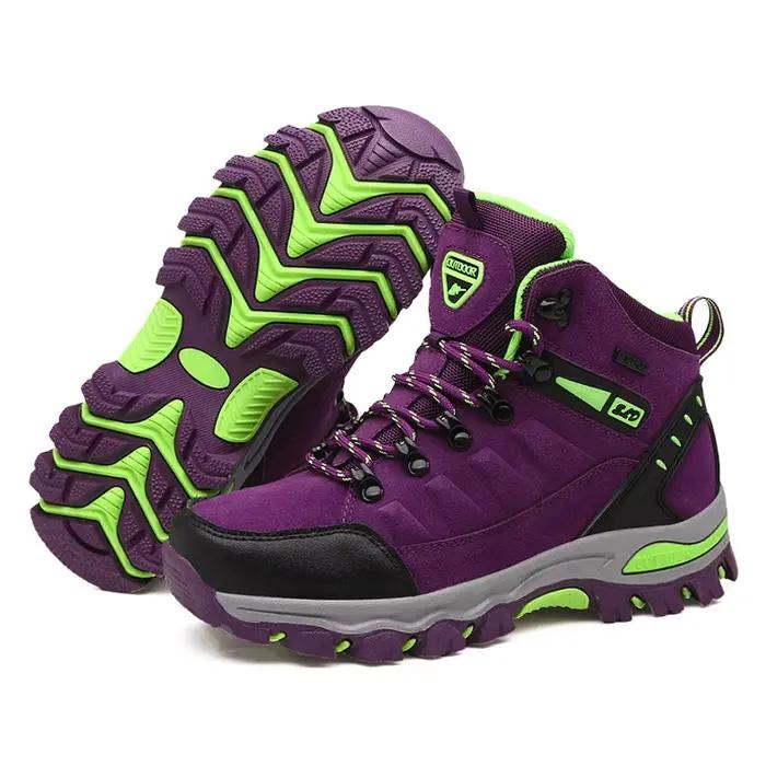 Hiver femmes cheville en plein air Trekking bottes chaussures de randonnée femme escalade
