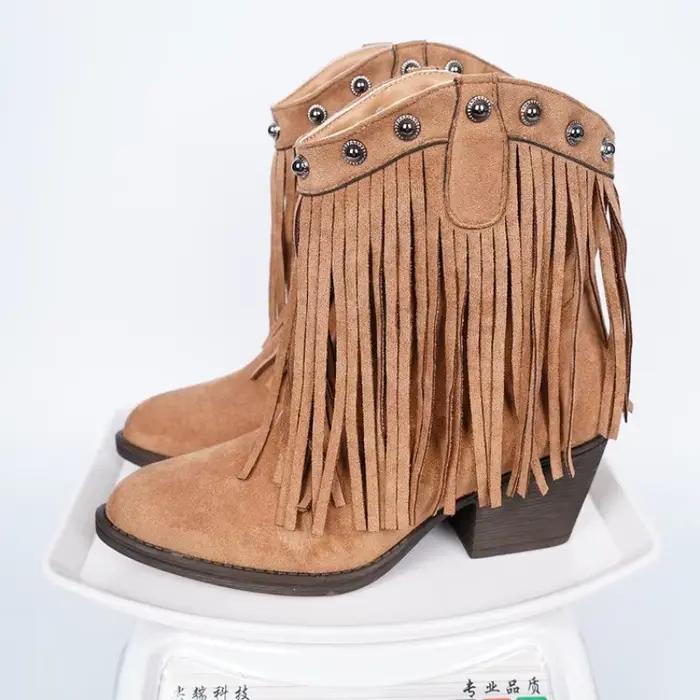 Nouvelles bottes à pampilles