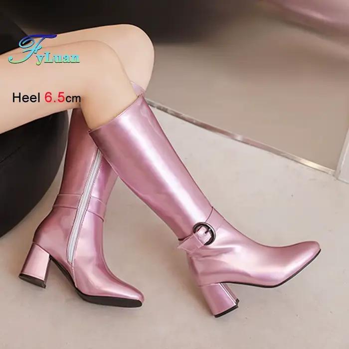 Bottes au genou pour femme