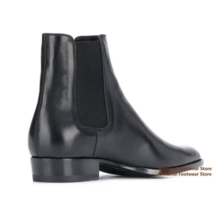 Bottes Chelsea à bande élastique pour hommes