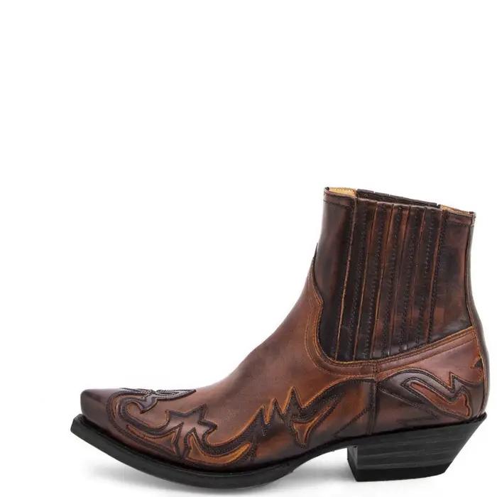 Bottines compensées faites à la main pour hommes