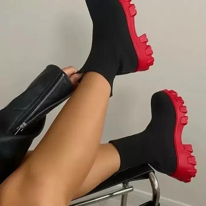Bottes de rinçage pour chaussettes en tissu pour femmes