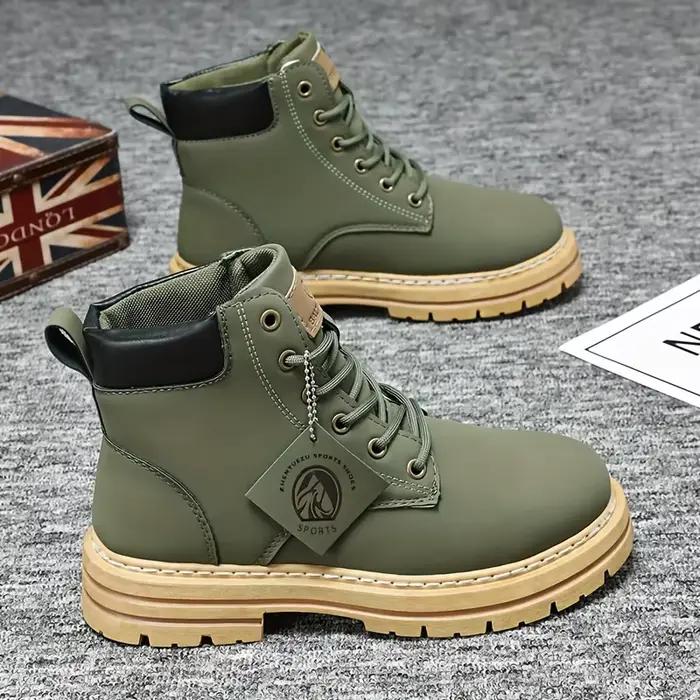 Bottes de travail durables à lacets pour hommes