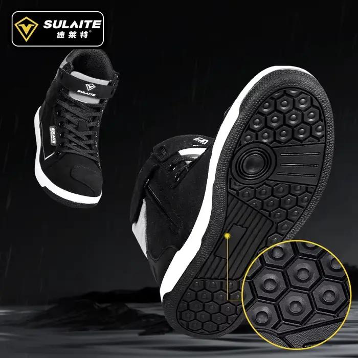 Hommes bottes de moto respirant Anti-chute cavalier course sur route chaussures décontractées