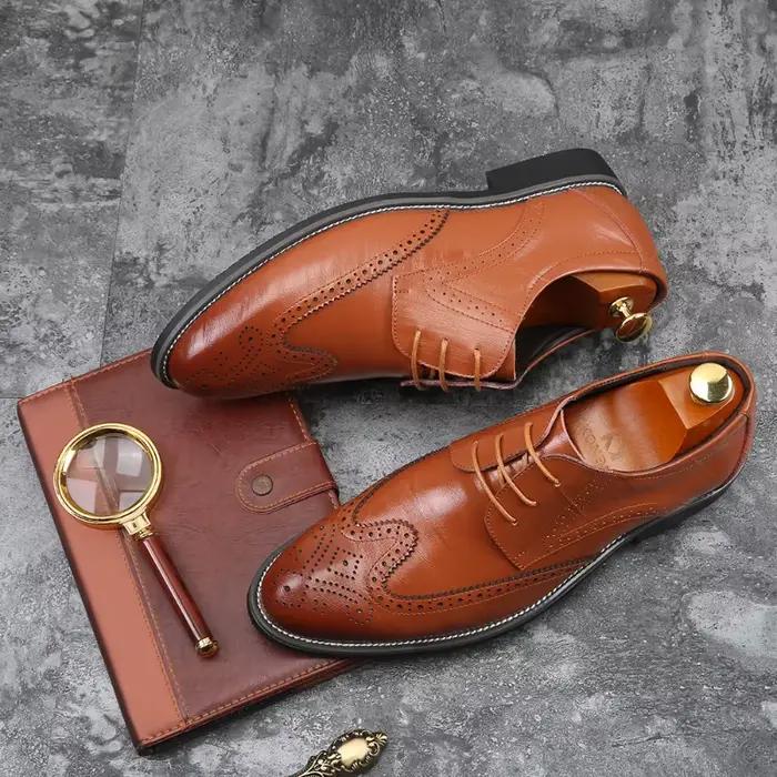 Chaussures Oxford pour hommes faites à la main