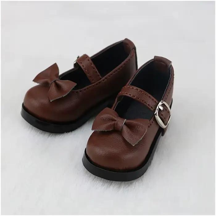 Chaussures de poupée BJD avec nœud papillon pour 1/6 1/4 1/3 BJD SD YOSD DD DZ, 7 couleurs, accessoires de poupée