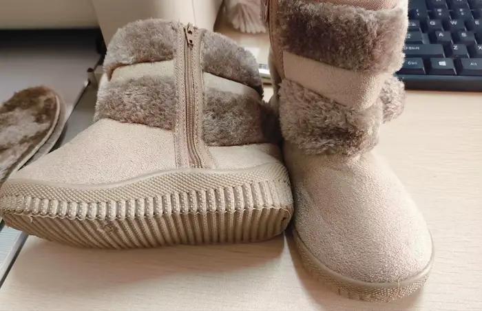 Nouvelles bottes de neige d'hiver pour filles, confortables, épaisses et chaudes, bottes pour enfants, bottes épaisses pour garçons, chaussures de princesse mignonnes pour l'automne