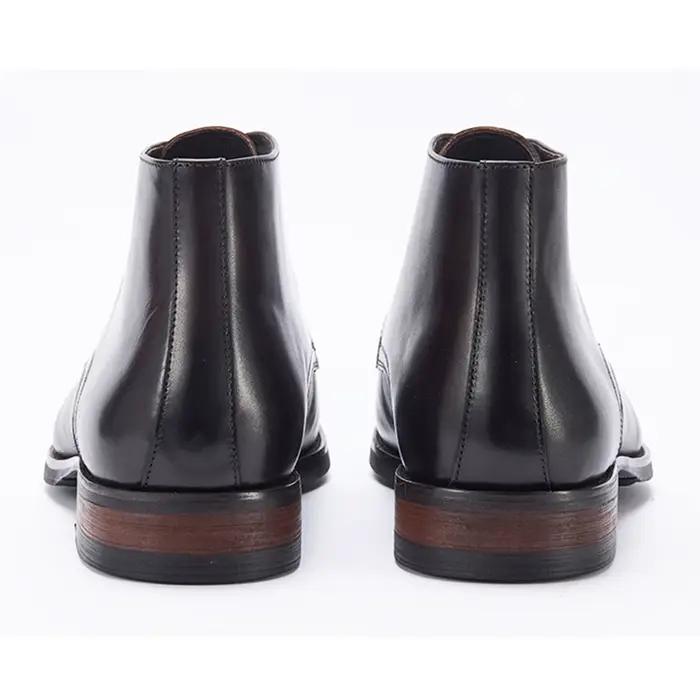 Bottes de cheville western en cuir de veau pour hommes - Confortables en stock
