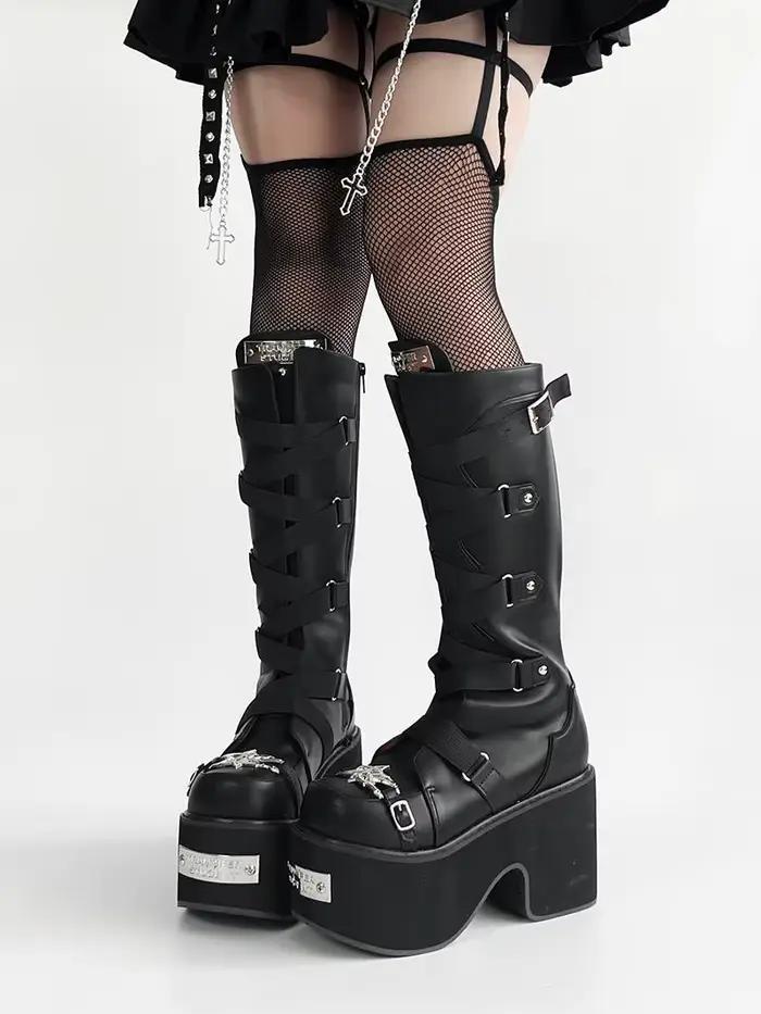Lost Star Track Bottes Lolita pour Femme