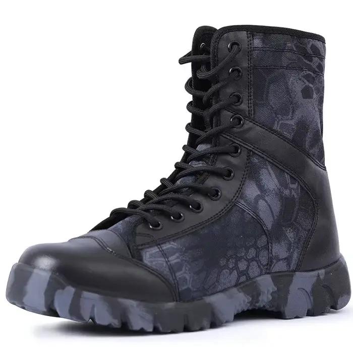 Bottes imperméables à lacets pour hommes