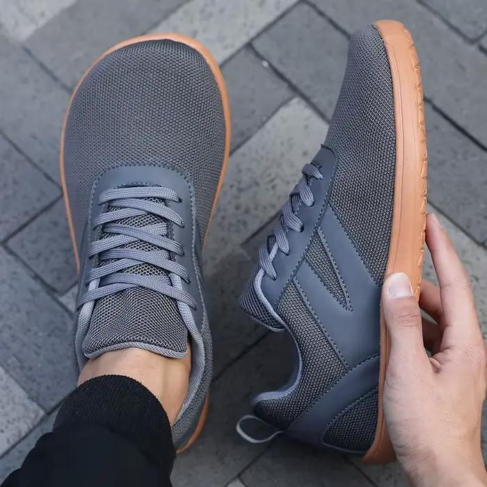 Chaussures minimalistes pour hommes avec semelle zéro gouttelette, chaussures de sport à la mode, coupe basse, pour course à pied et randonnée printemps automne